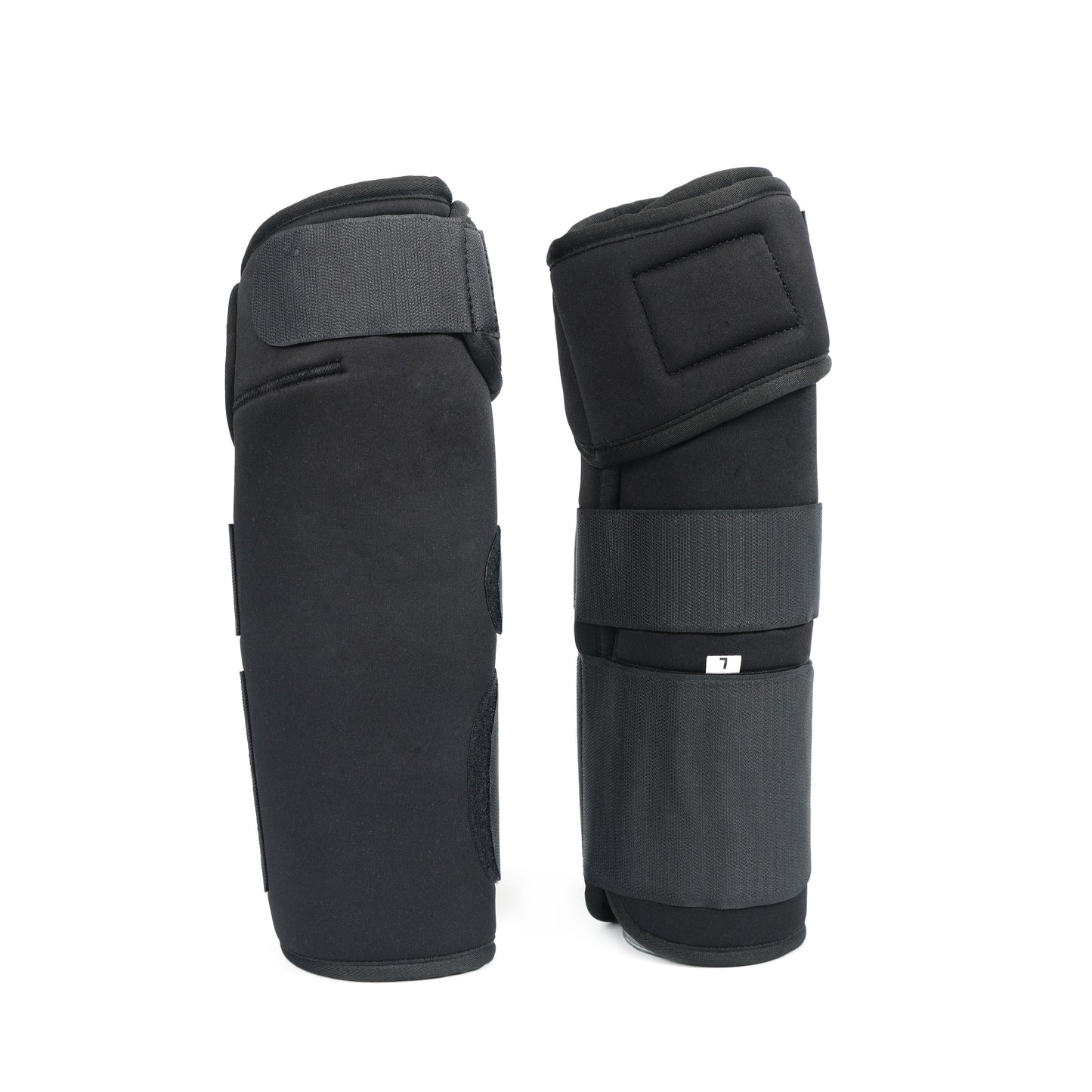 Durable Black EZ Wrap Lite Hind Horse Boots – Synthetic Nylon Laminated, Classic Equine. HB-1033