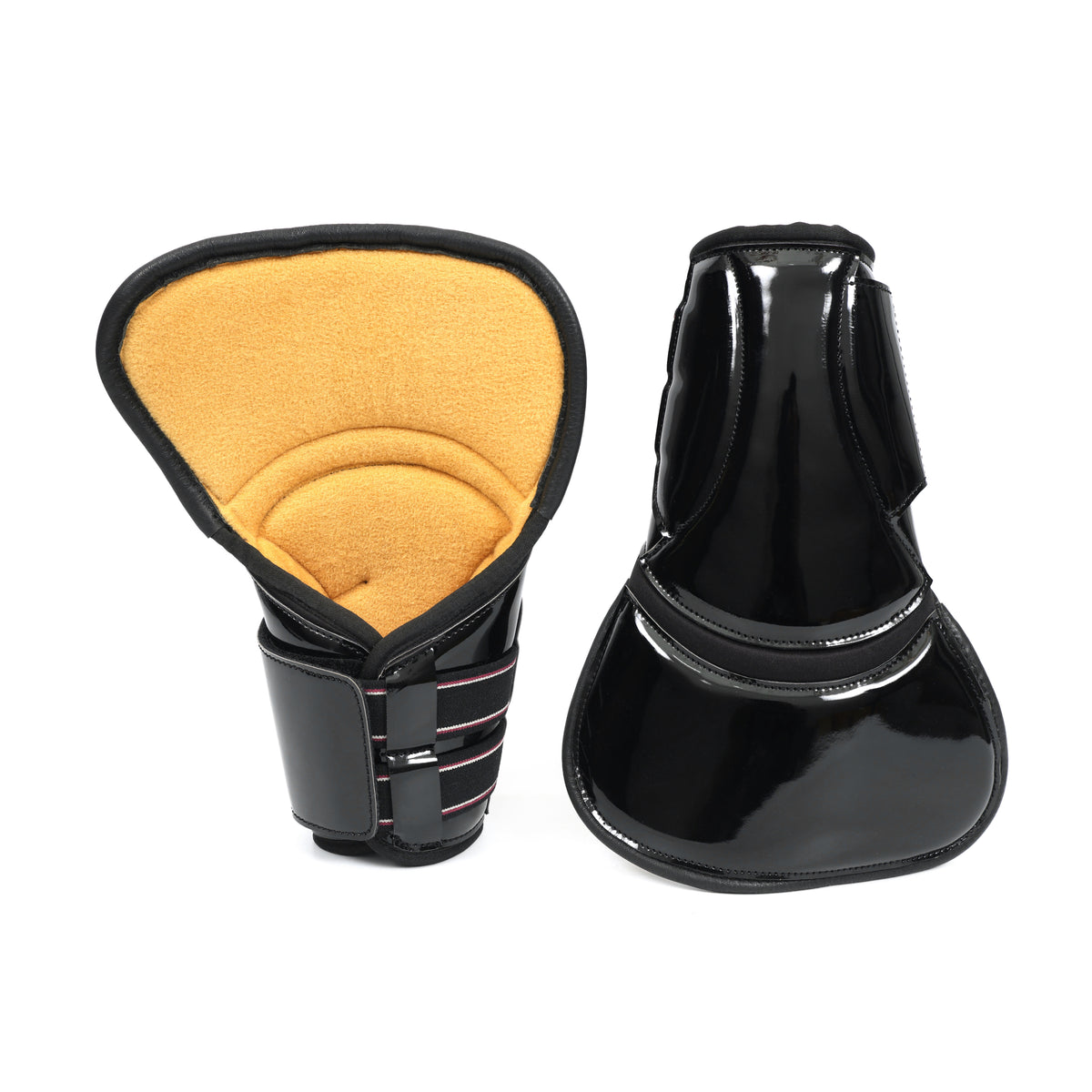 Black Synthetic Hind Boots for Young Horses – Shock-Absorbing & Supportive. HB-1050