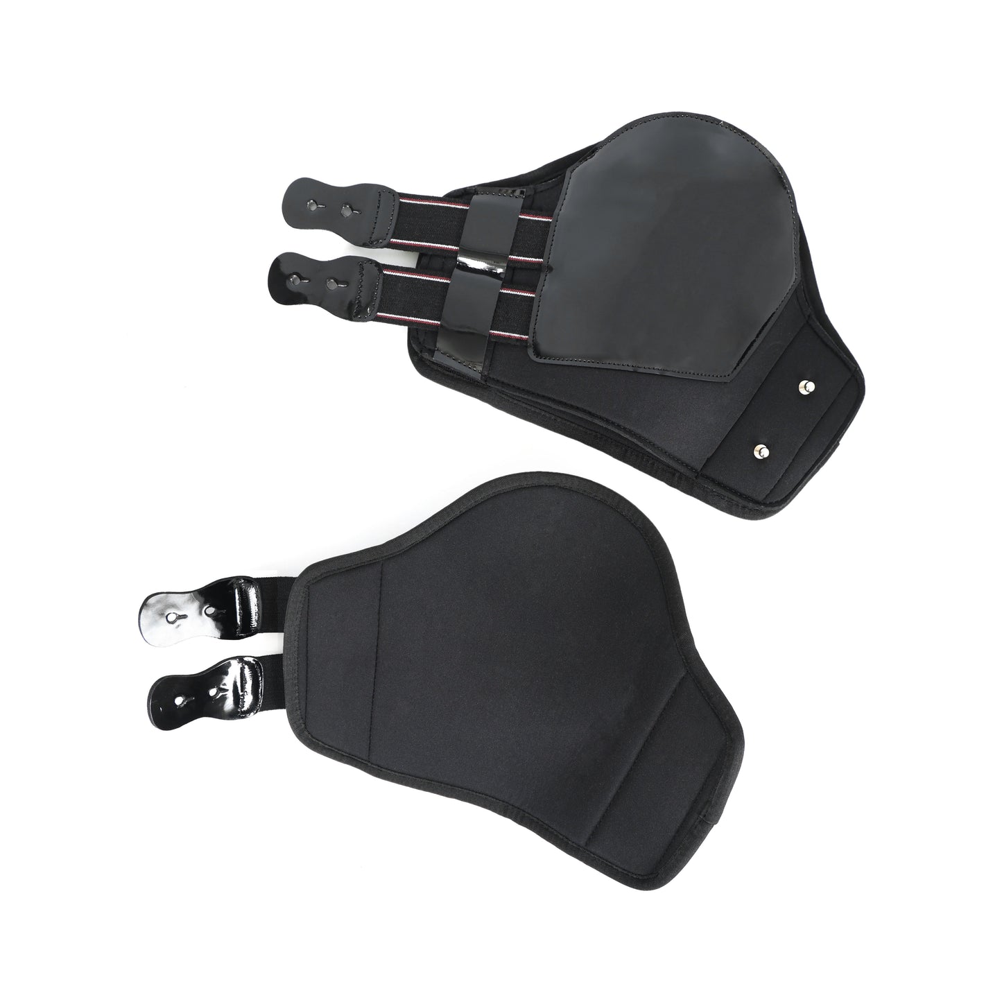 Sleek Black Glossy EquiFit Essential Horse Boots – Synthetic, Strong & Comfortable. HB-1039