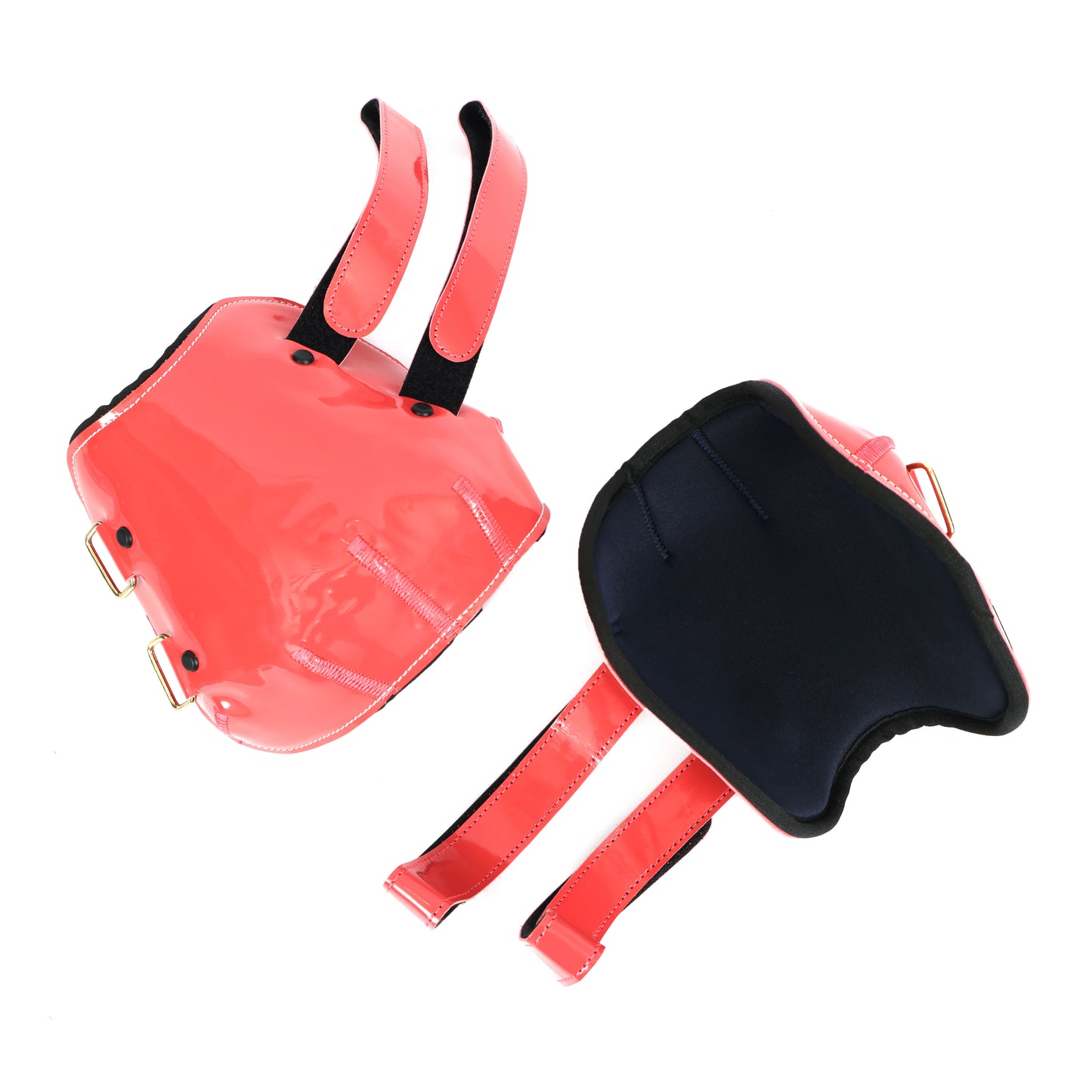 Pink Glossy Synthetic Horse Tendon Boots – Durable, Protective & Stylish. HB-1021
