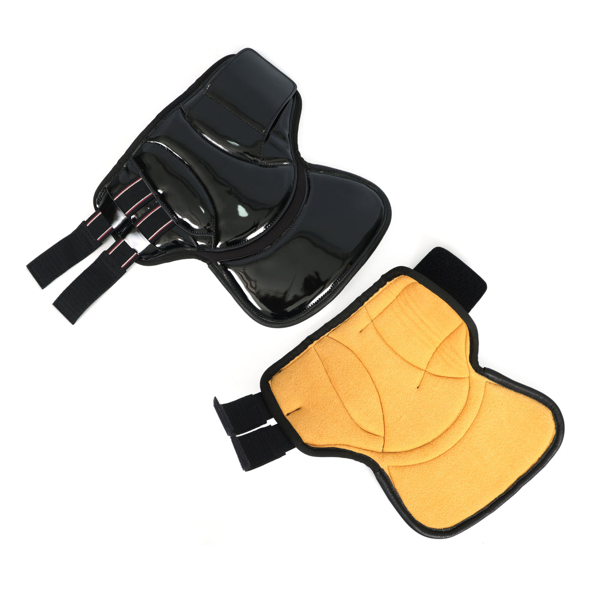 Black Synthetic Hind Boots for Young Horses – Shock-Absorbing & Supportive. HB-1050