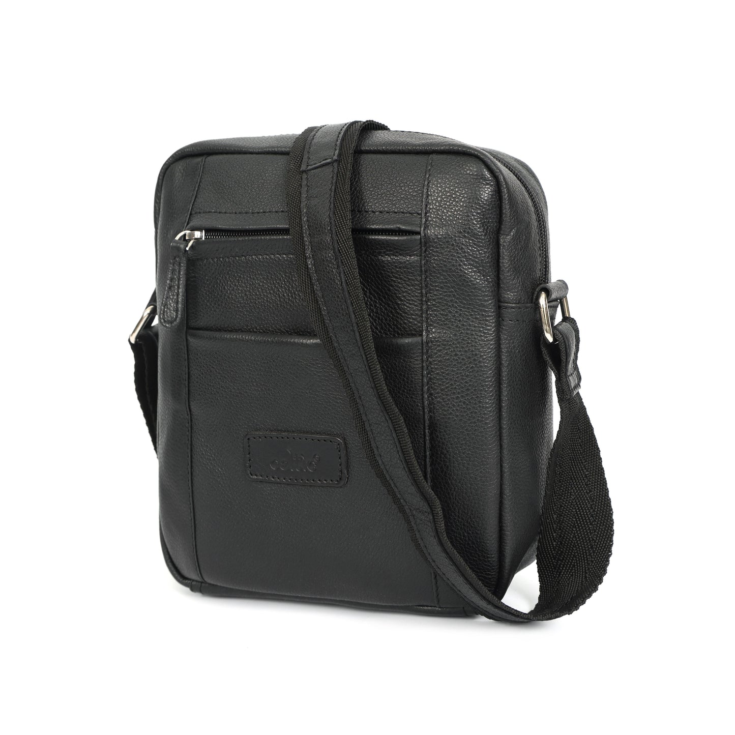 Sleek Black Crossbody Bag for Men and Women | Compact Everyday Travel Sling