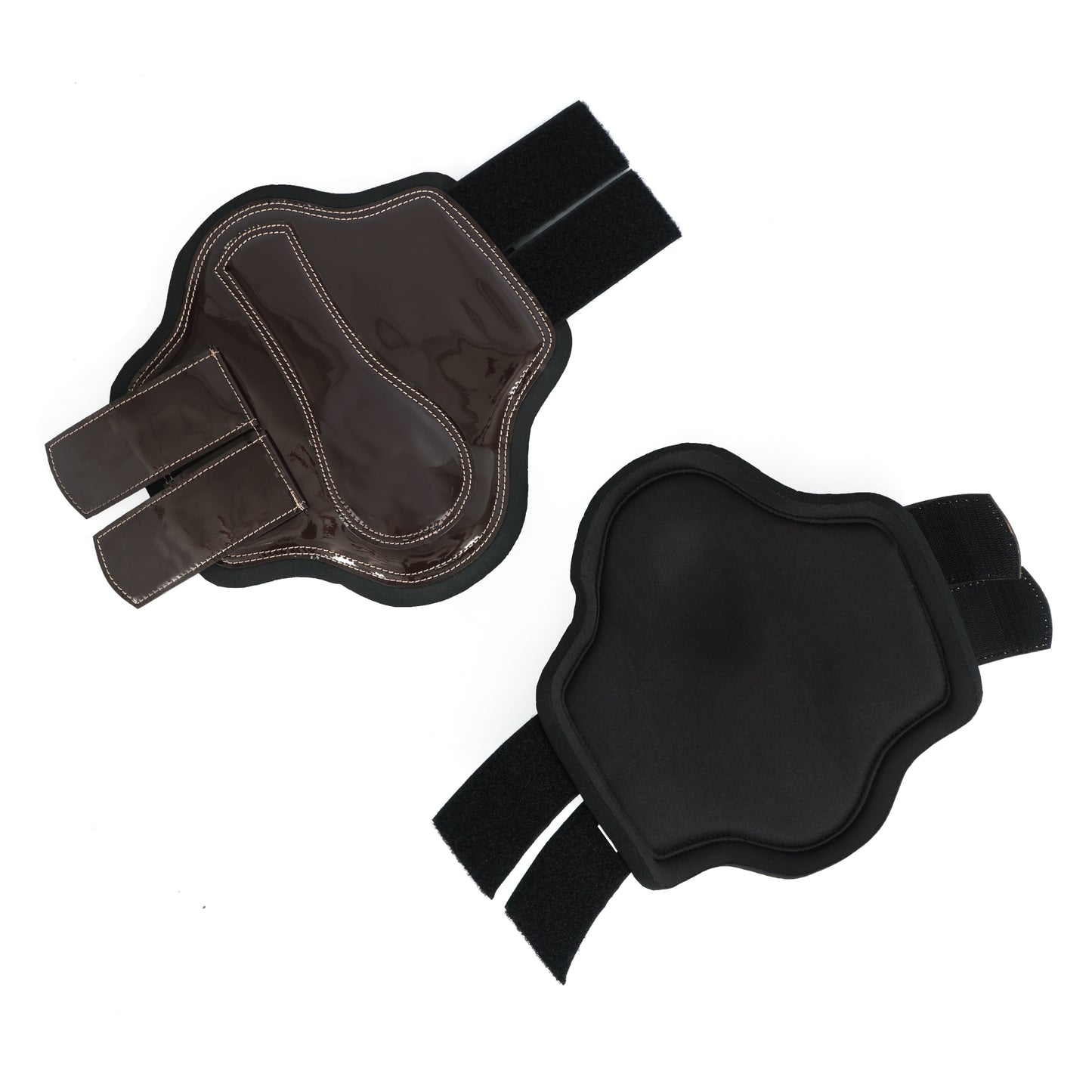 Durable Black Synthetic Horse Brushing Boots – Essential Hoof Guard. HB-1032