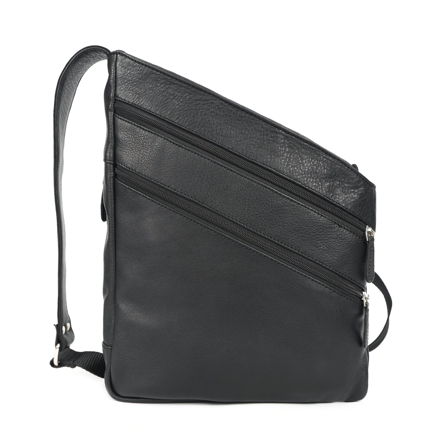Leather Shopper One Handle Non-Detachable Sling Strap Crossbody Sling Bag