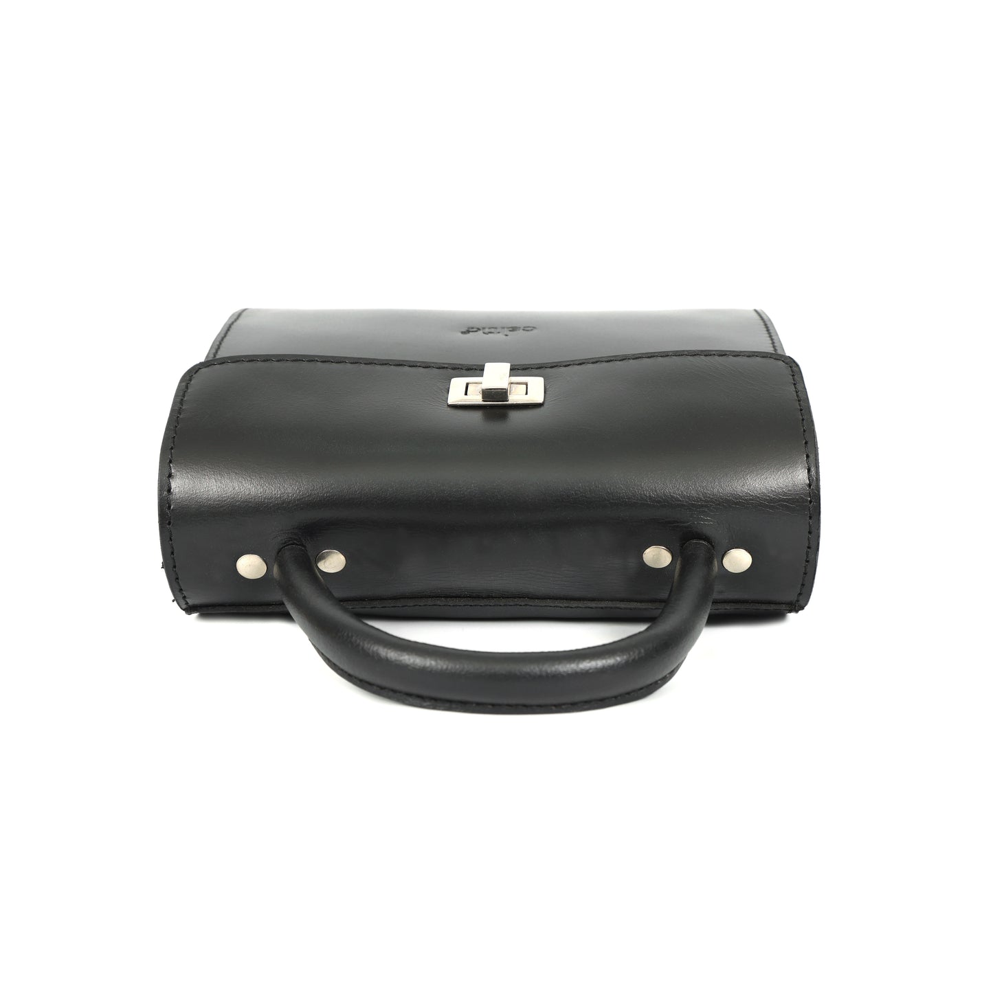 Premium Genuine Leather Handbag with Top Handle & Crossbody Strap