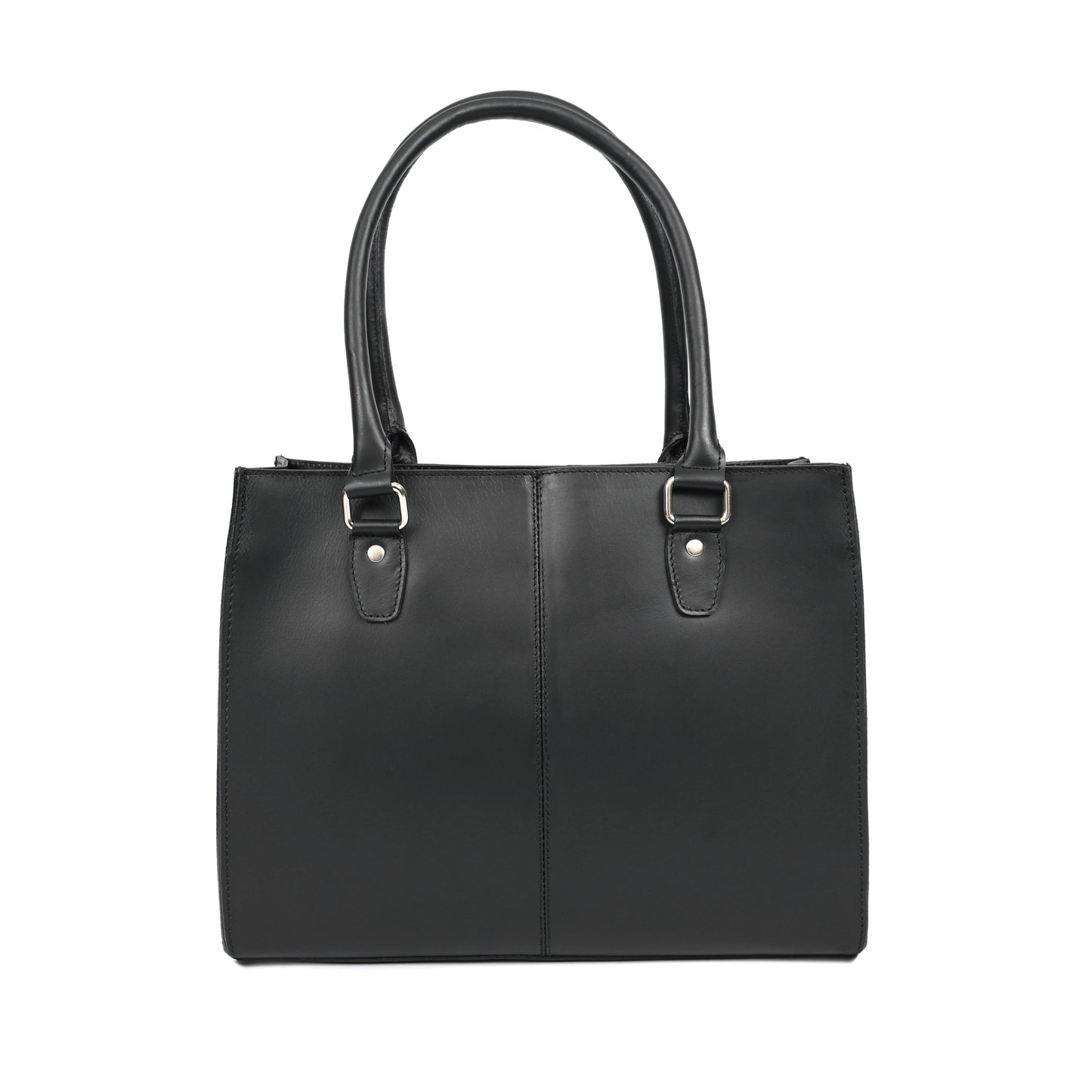Premium Black Croc-Textured Leather Structured Handbag – Top Handle Purse Art:-BG-1654