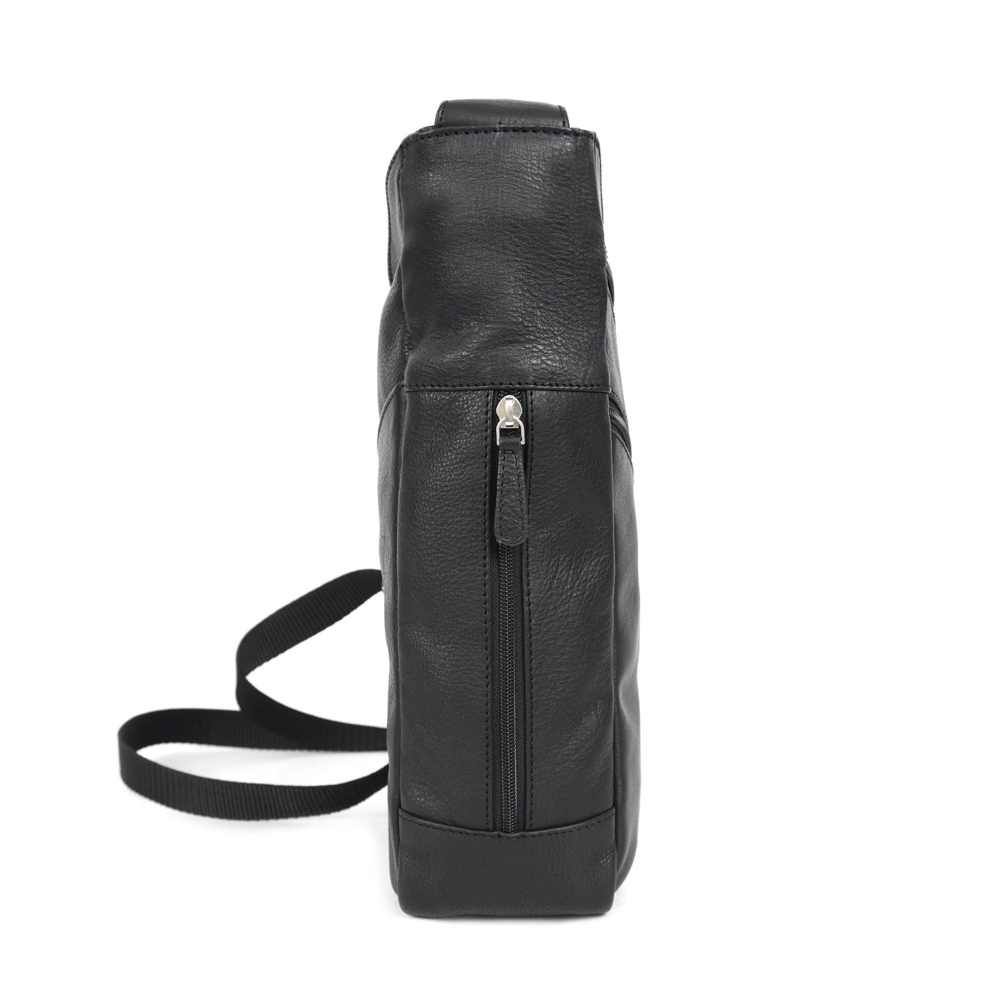 Leather Shopper One Handle Non-Detachable Sling Strap Crossbody Sling Bag