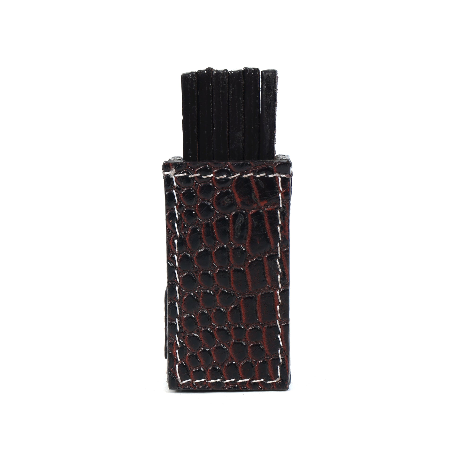 Premium Leather Square Coasters for Office Use  Stylish & Functional Desk Accessory, Art:-LC-02