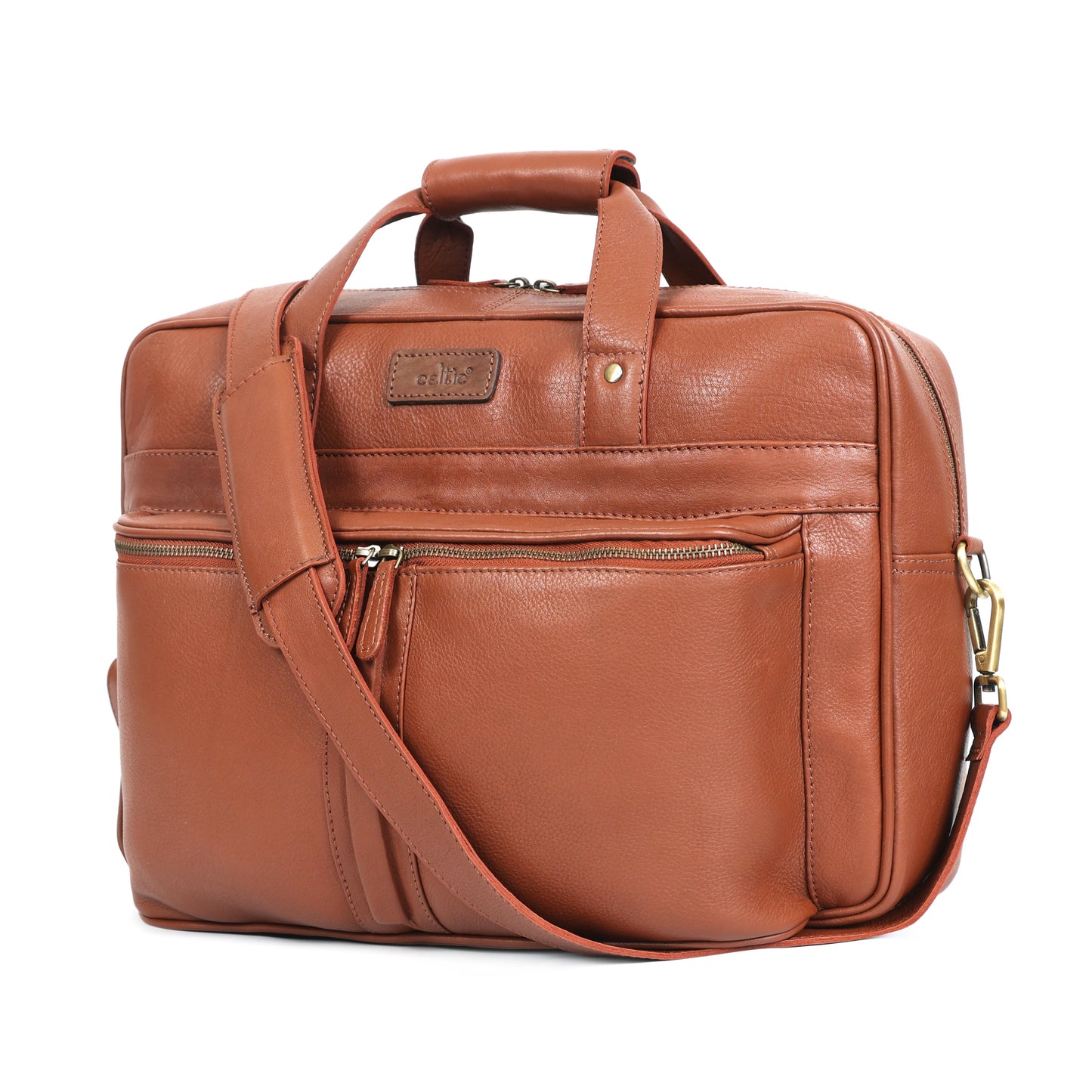 Premium Brown Leather Messenger Bag for men and Women | Office Laptop Bag with Multiple Compartments Art:-BG-1664