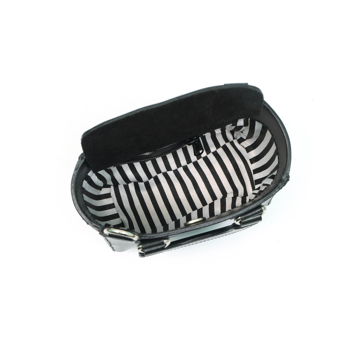 Premium Smooth Leather Mini Handbag with Top Handle & Adjustable Shoulder Strap
