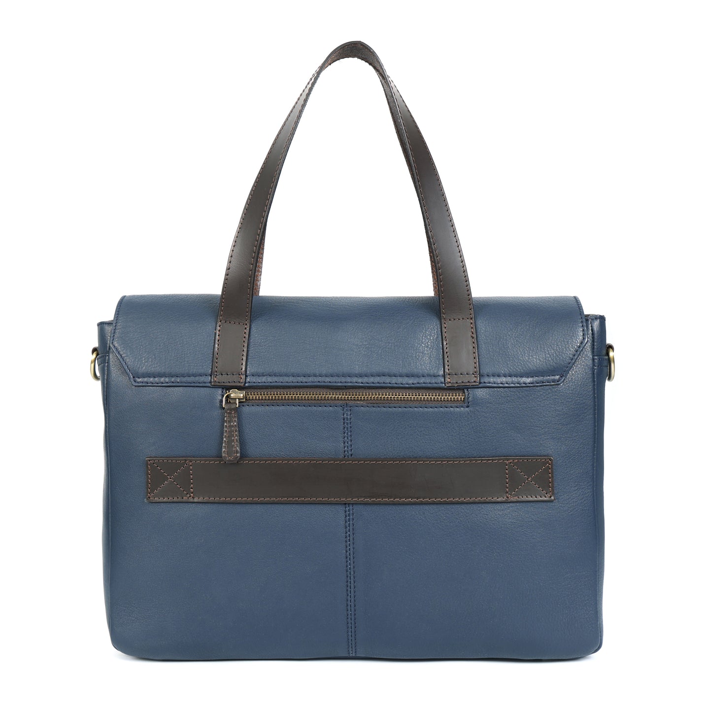 Vintage Blue Messenger Bag for Men and Women | Stylish Laptop & Office Travel Bag