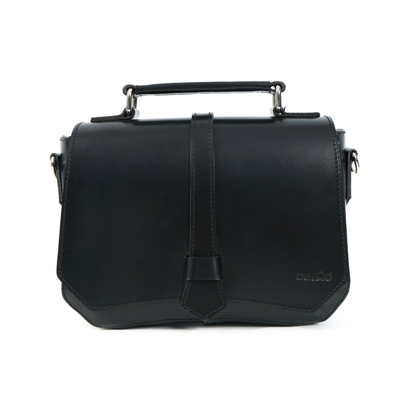 Premium Leather Mini Satchel Sling Crossbody Bag