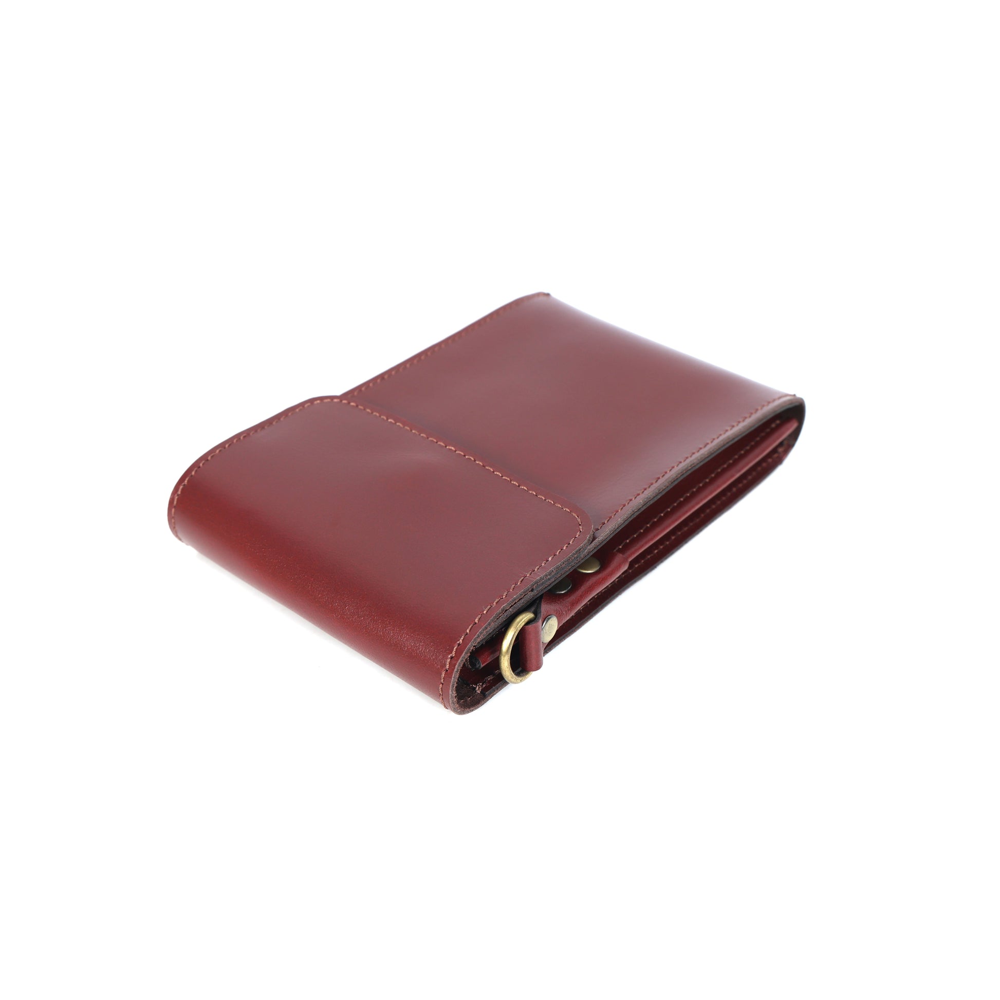 Brown Leather Mobile Pouch with Detachable Sling  Stylish & Functional Crossbody Case.LA-1428