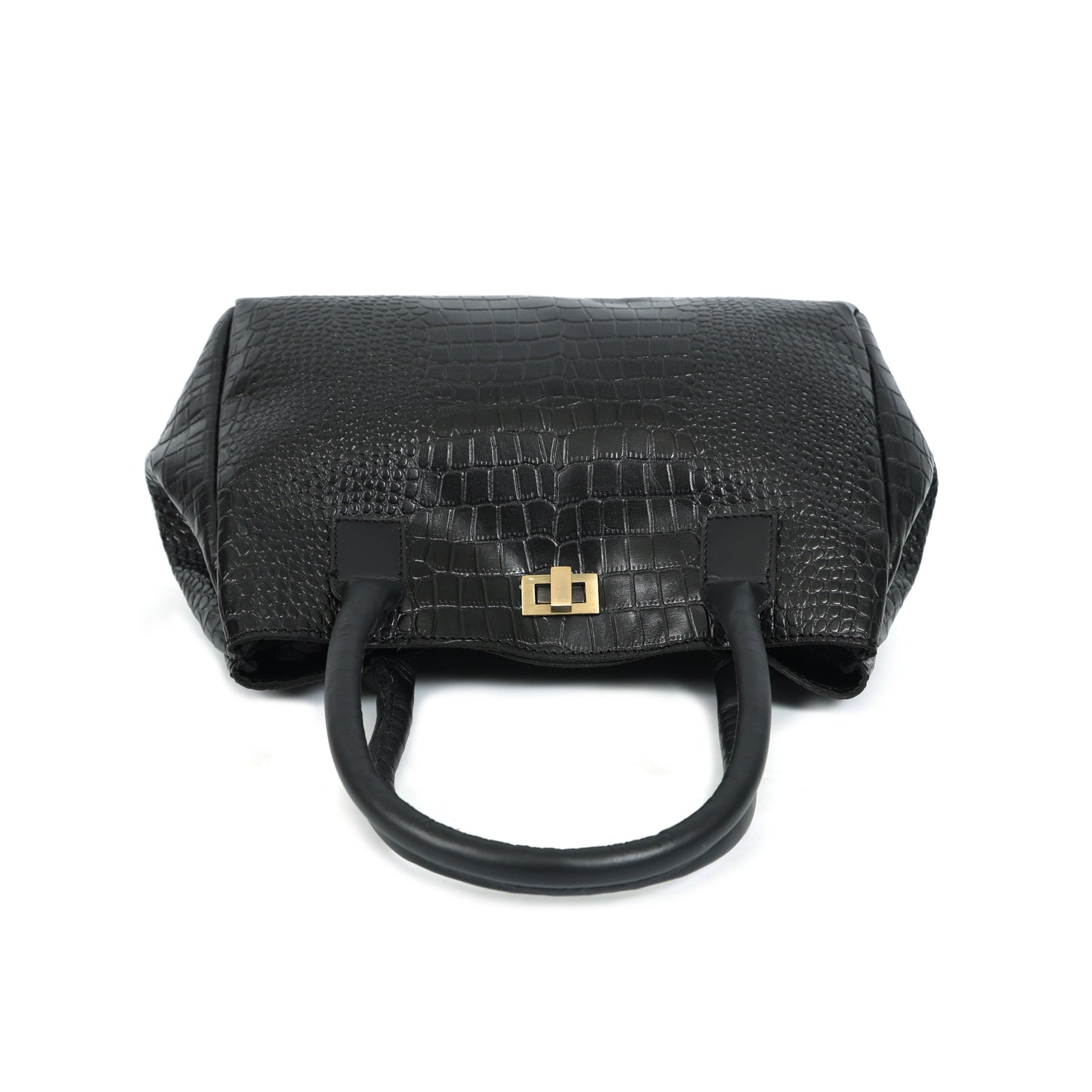 Luxury Black Crocodile Pattern Women’s 4-in-1 Handbag Set (Tote, Shoulder, Sling & wallet)