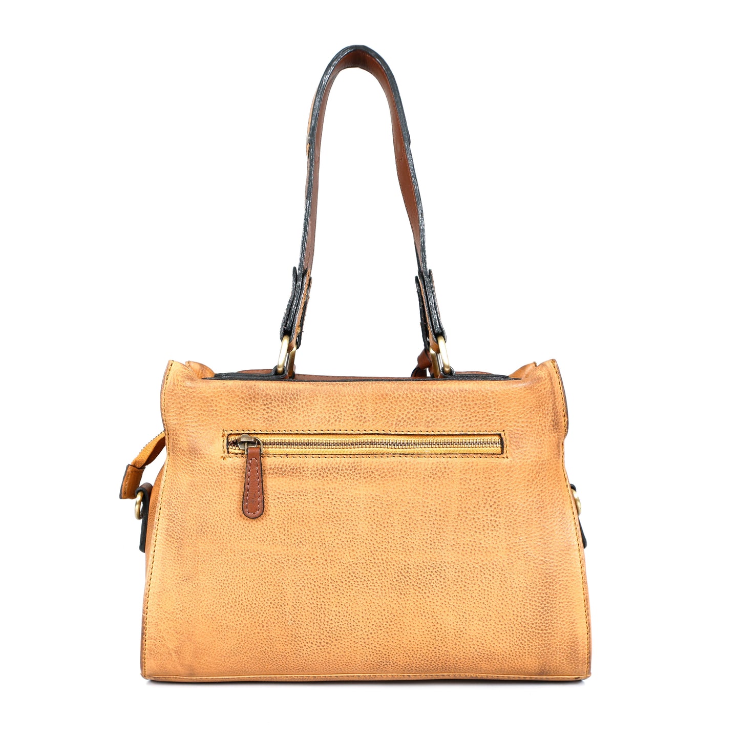 Stylish Tan Leather Handbag Combo Set | Premium Tote with Pouch & Wallet