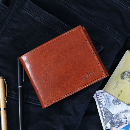 Premium RFID Blocking Leather Wallet – Slim, Stylish & Secure for Men & Women. LA-1386