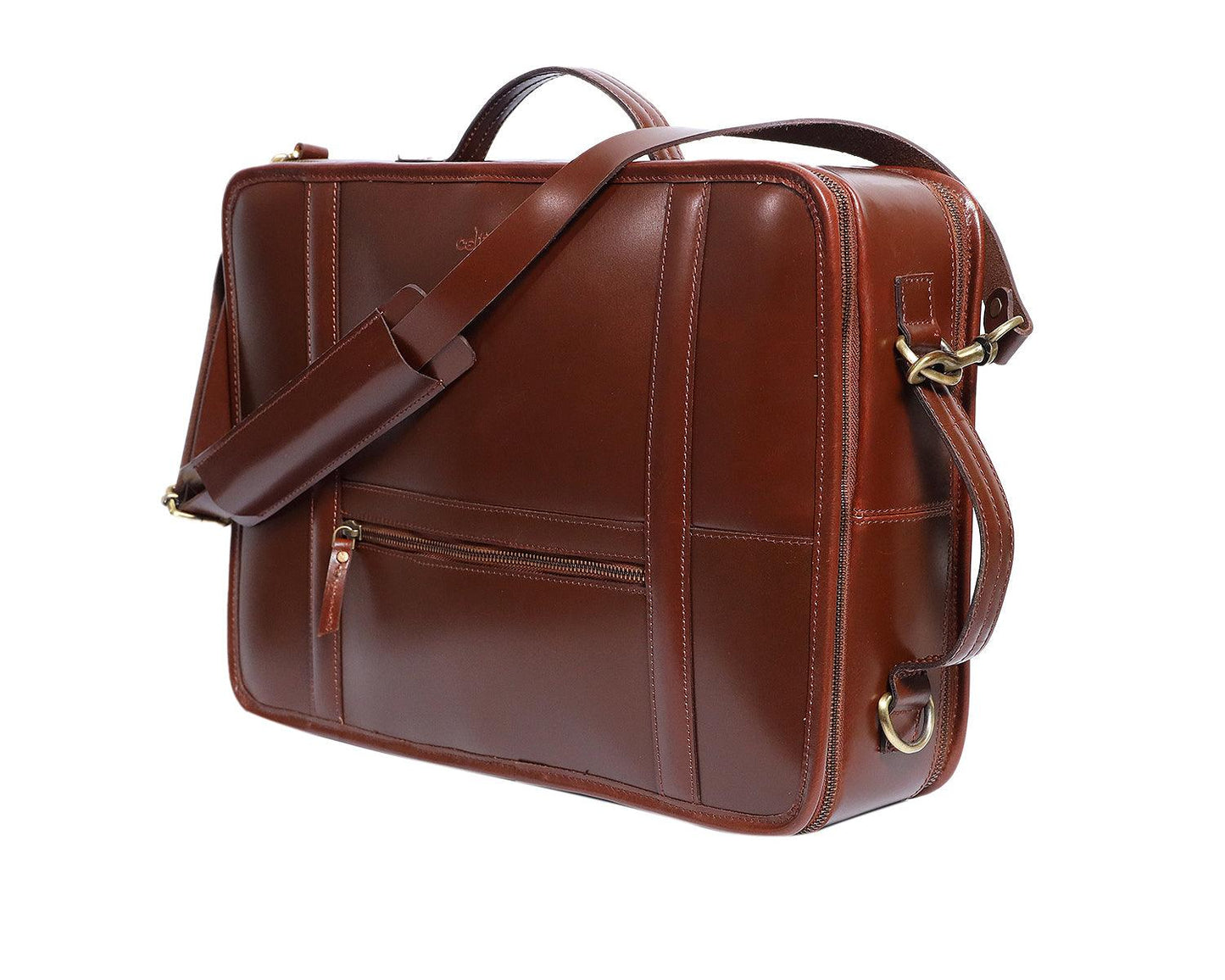  Brown Color Pure Leather Camera Bag with DSLR case for Professional use, Art: BG-1465