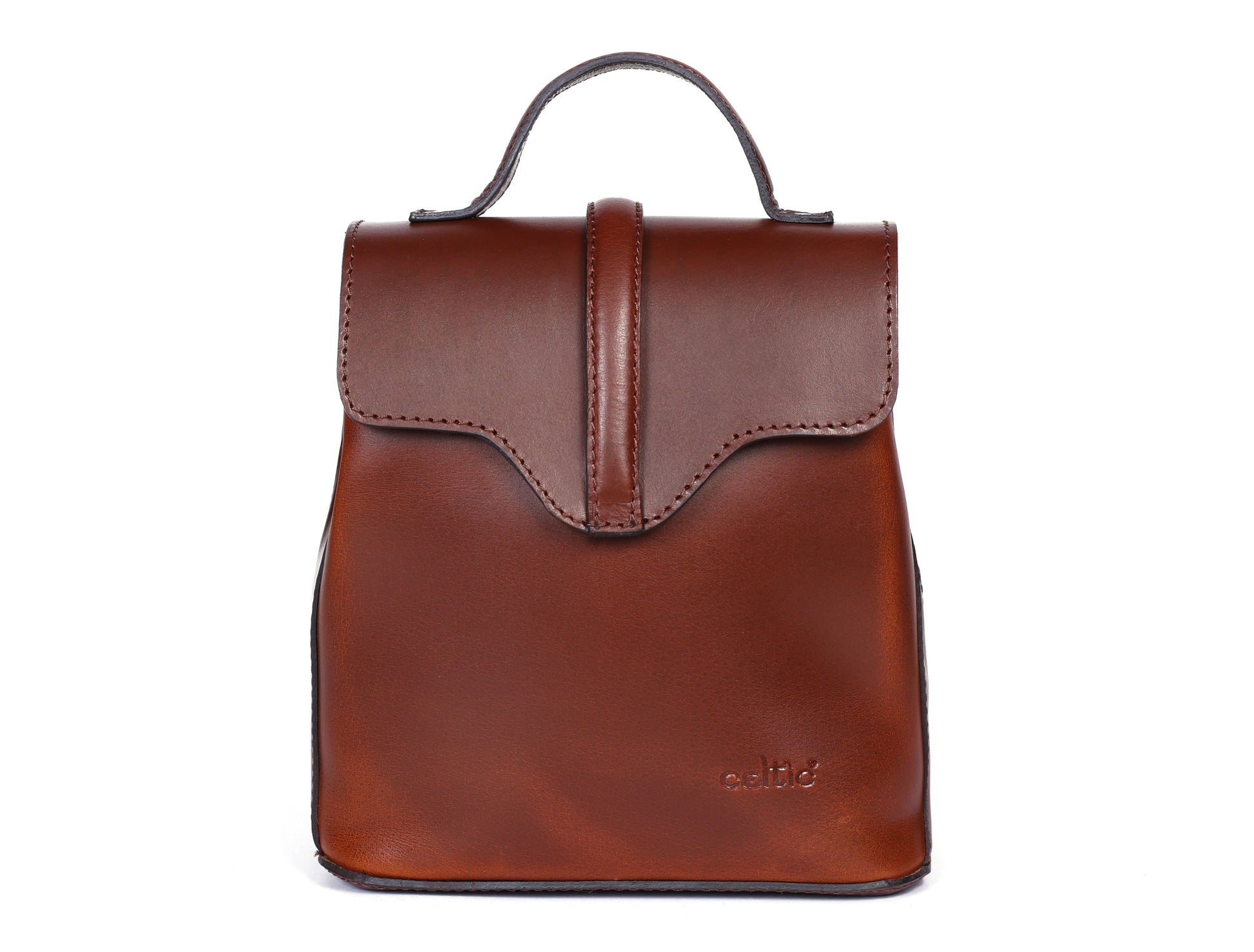 Chic Brown Small Backpack: Elevate Your Style with Fashion and Functionality.  Art: BG-1579