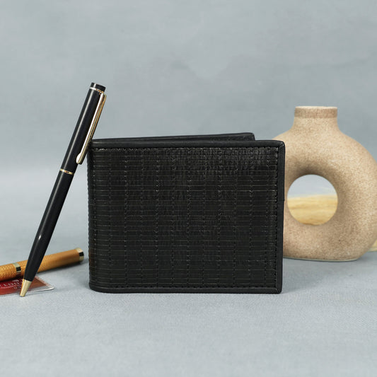 Premium Black Leather Wallet for Men – Stylish, Slim & Durable.LA-1421