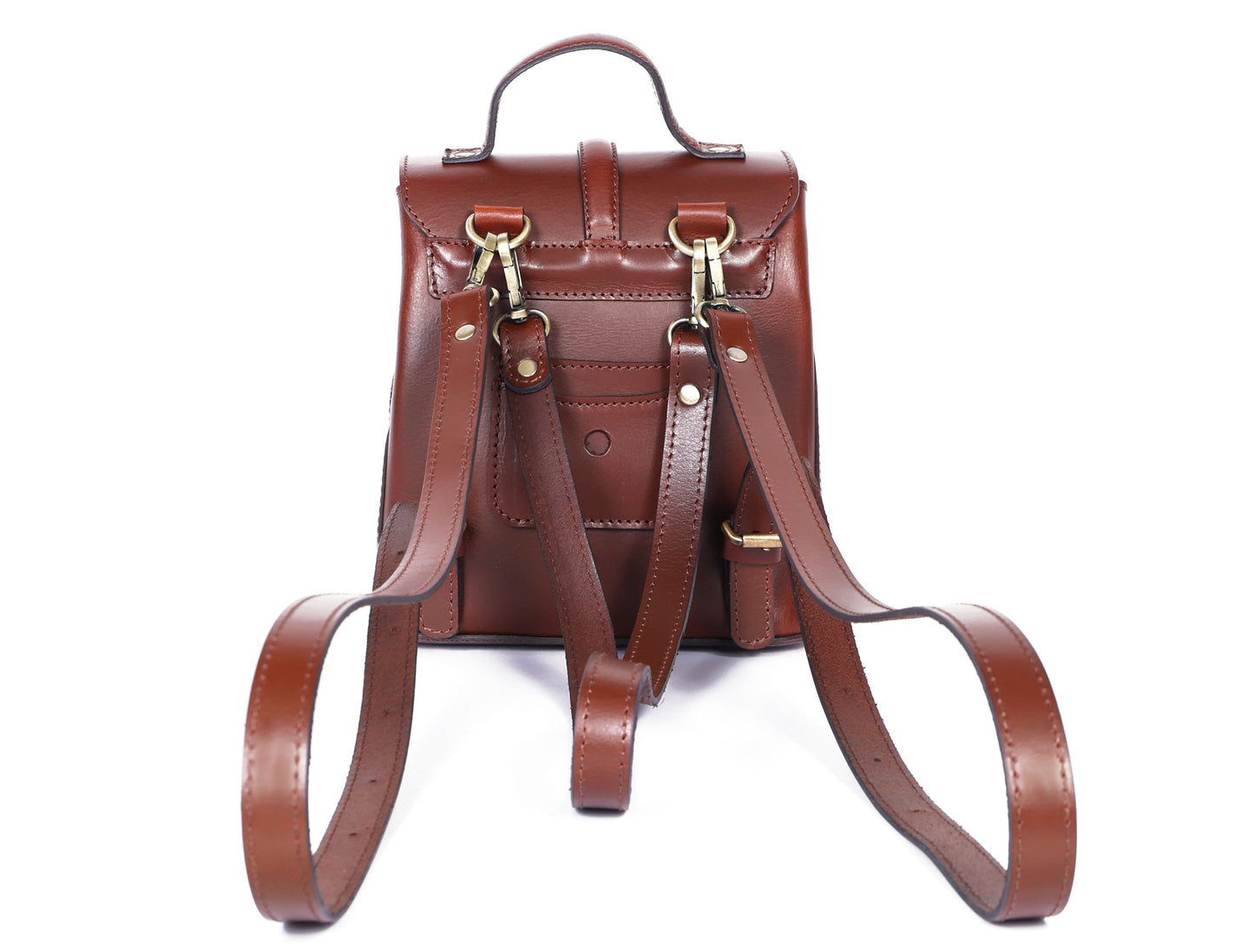 Chic Brown Small Backpack: Elevate Your Style with Fashion and Functionality.  Art: BG-1579