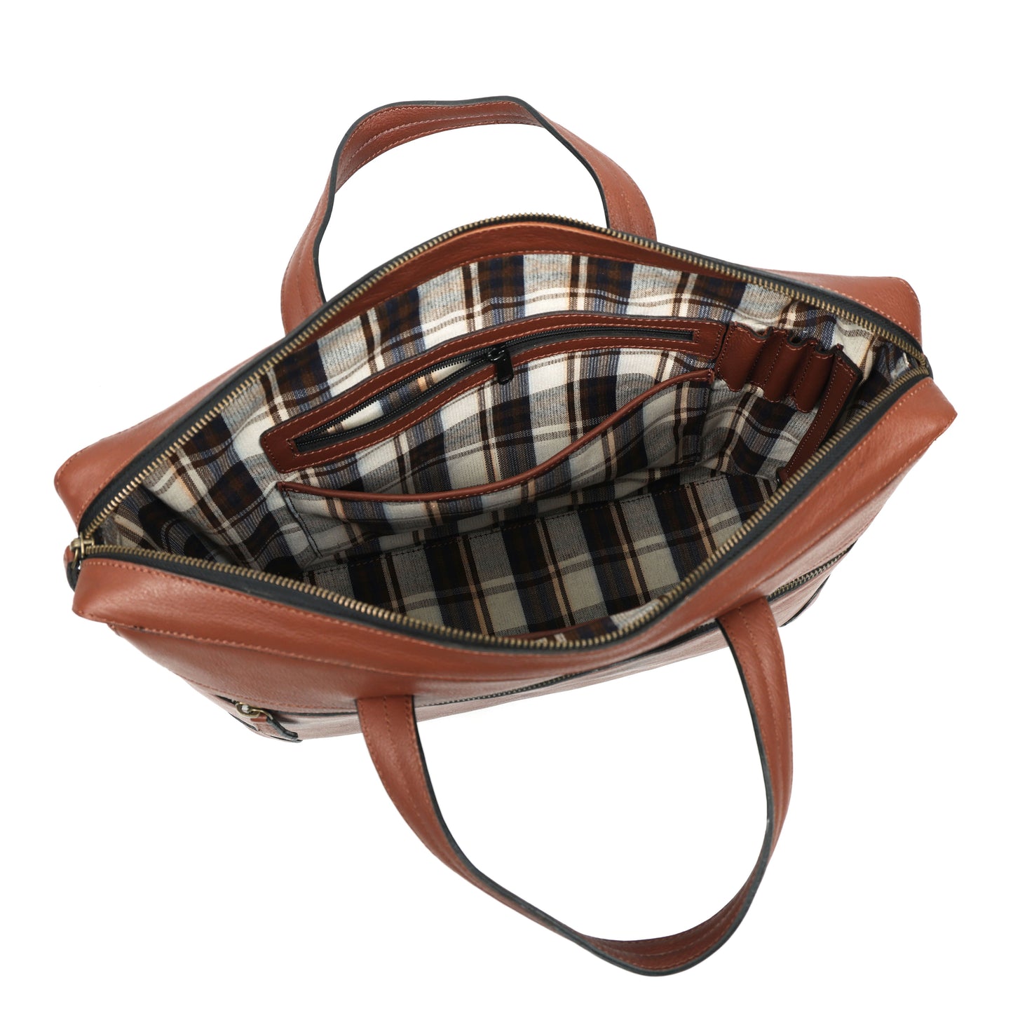 Genuine Leather Laptop & Office Bag – Classic Unisex Briefcase