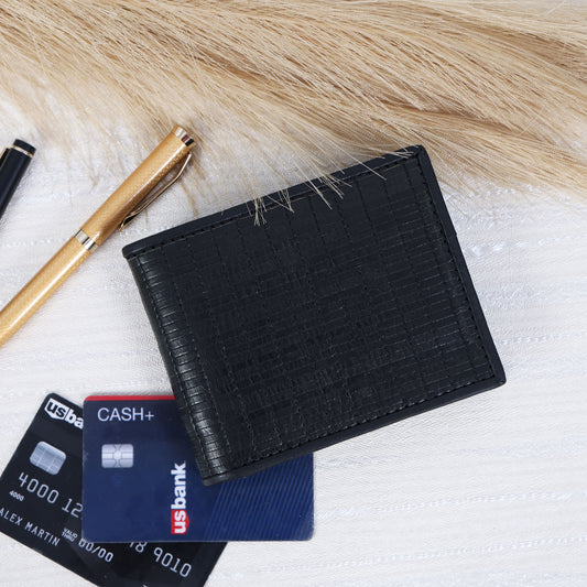 Premium Black Leather Wallet for Men – Stylish, Slim & Durable.LA-1421