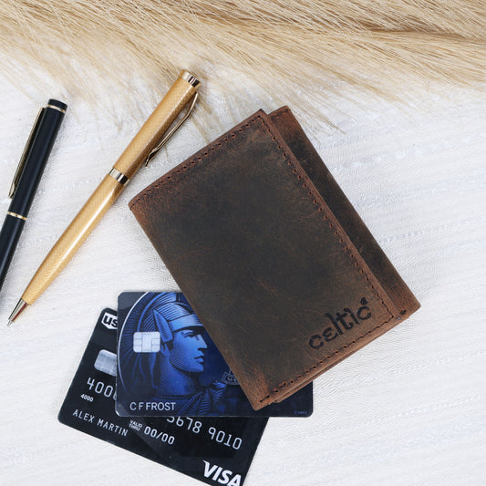 Vintage Leather Wallet, Art:- LA-1405