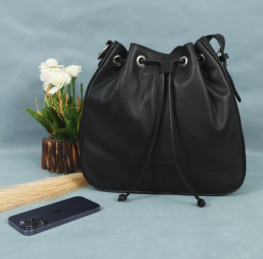 "Women's Milled Leather Bag - Elegant, Durable & Stylish Leather Handbag for Everyday Use" - BG-1756