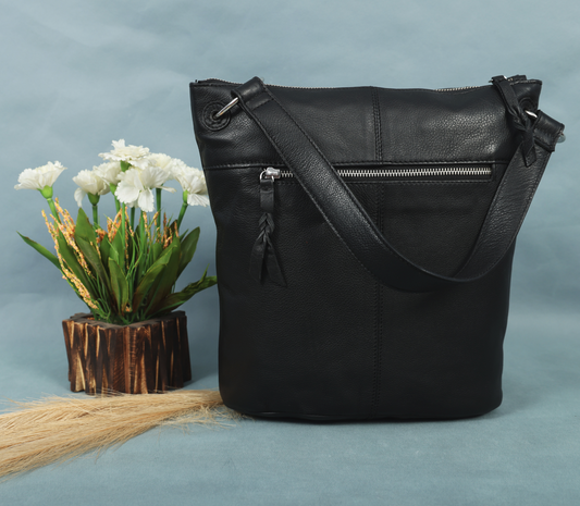 "Pure Luxuries Celtic Leather Bag - Premium Handcrafted Leather Bag for Men & Women"- BG-1757