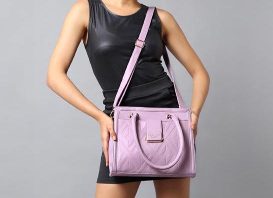 Stylish Synthetic Mauve Bag  Elegant & Versatile Handbag for Any Event,ART:-DK-2003