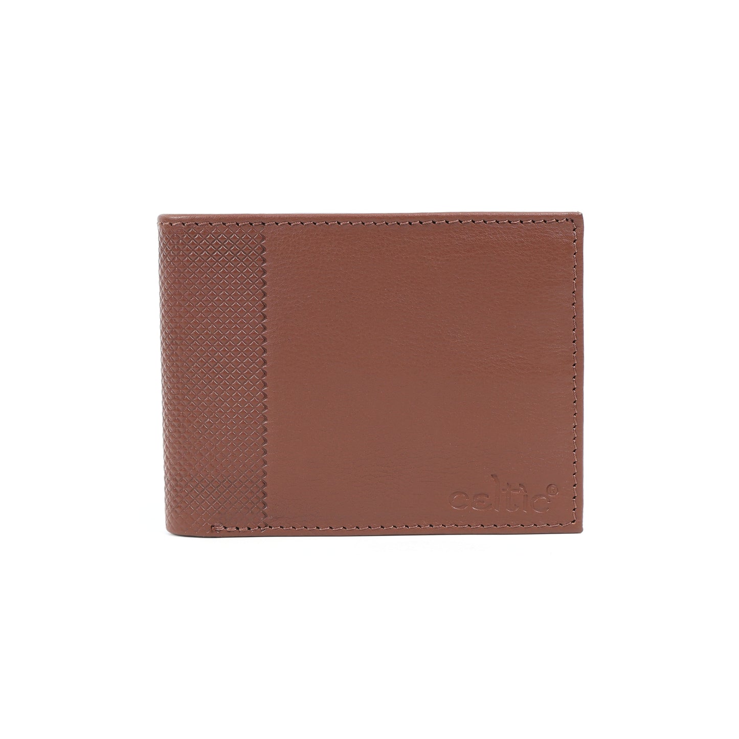 Men’s Tan Bi-Fold Leather Wallet – Slim & Lightweight ART:- LA-1430