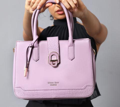 Elegant Synthetic Mauve Bag for Women  Stylish & Versatile Handbag,ART:-DK-2005