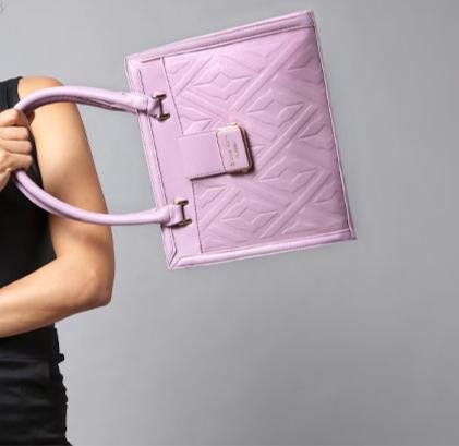 Stylish Synthetic Mauve Bag  Elegant & Versatile Handbag for Any Event,ART:-DK-2003
