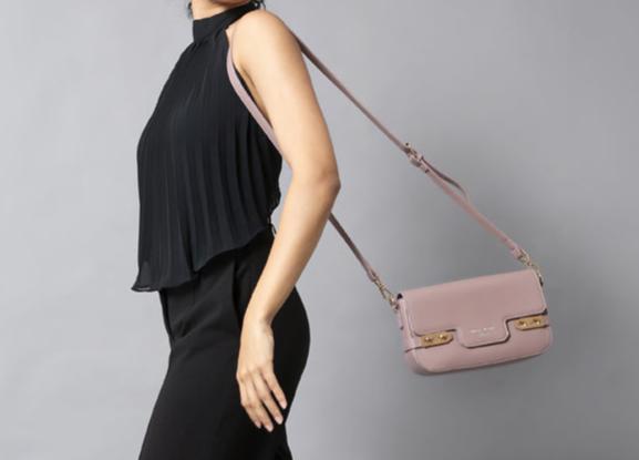 Fashionable Synthetic Blush Pink Women's Bag  Elegant, Trendy & Versatile Handbag, ART:-DK-2013