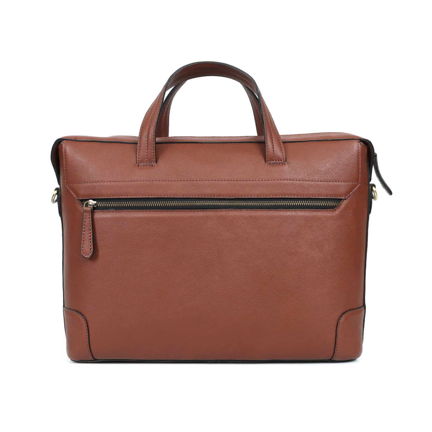 Genuine Leather Laptop & Office Bag – Classic Unisex Briefcase