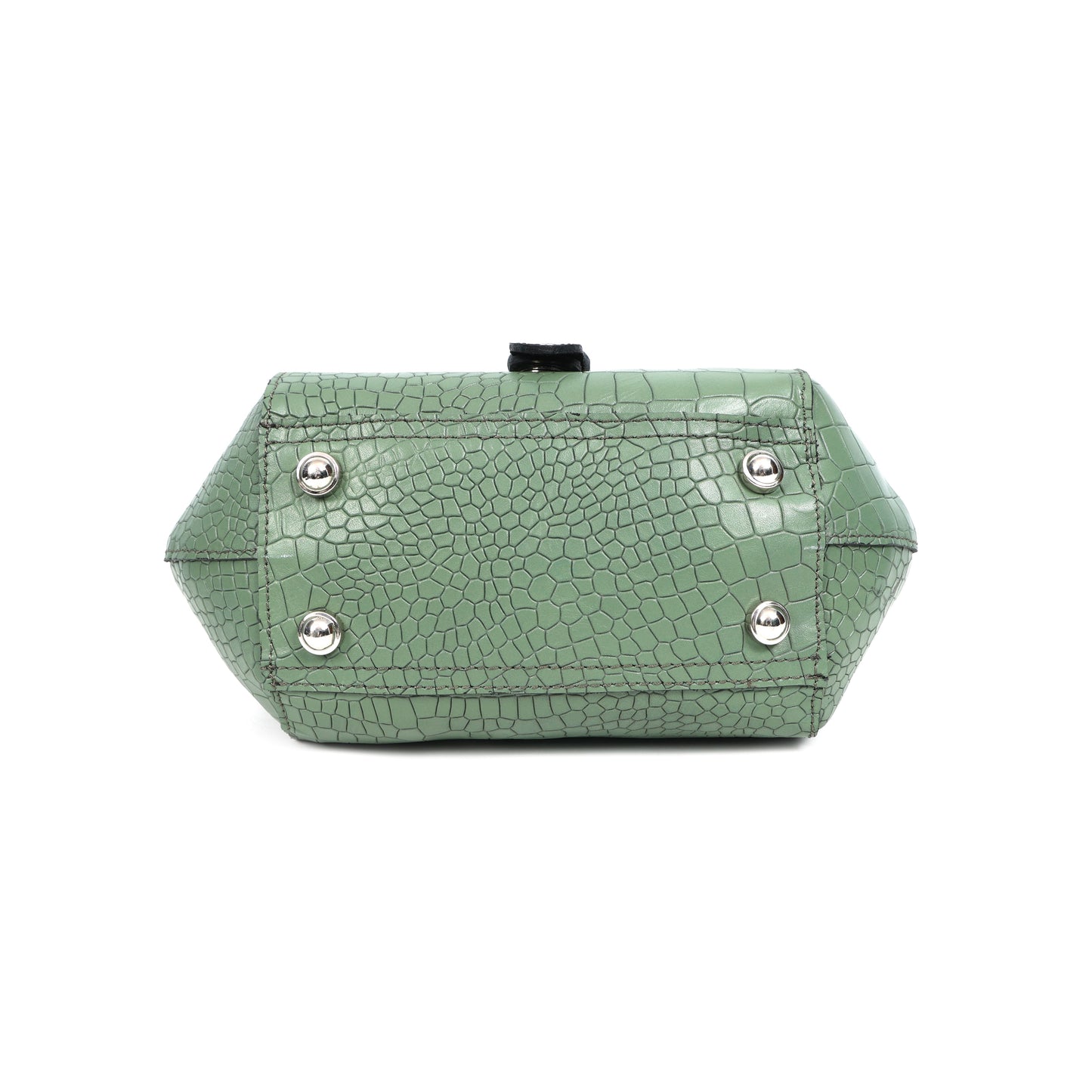 Elevate Your Style with Our Green Croco Leather Sling Bag. Art: BG-BG-1461 - Default Title