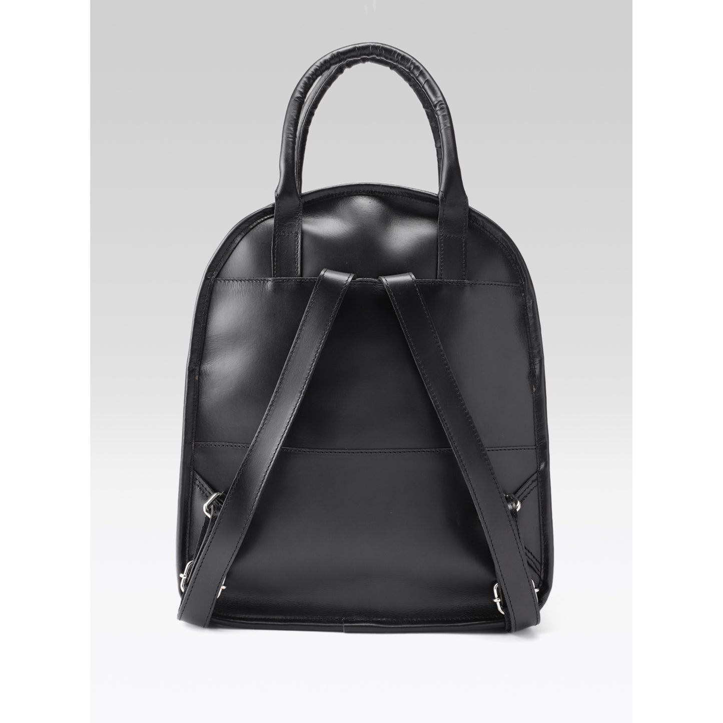 Premium Genuine Leather Backpack with Front Utility Pocket