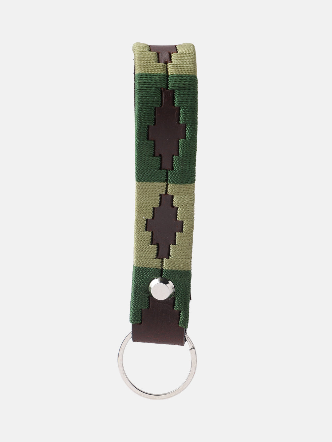Unisex Handcrafted Leather Woven Green Buckle Artisan Casual Wear Accessory SKU: LB-868-28