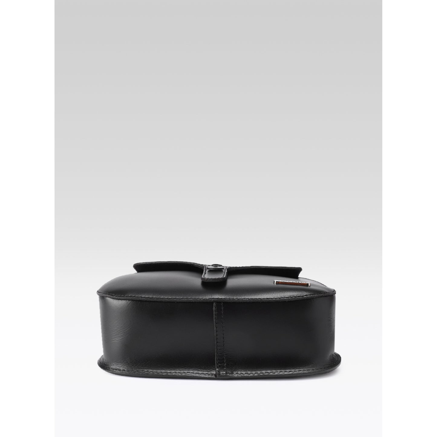Premium Genuine Leather Sling Bag with Hand-Stitched Detail & Adjustable Strap