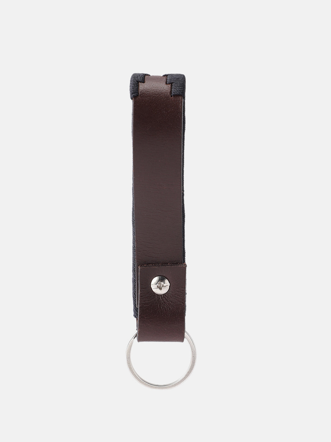 Unisex Handcrafted Leather Fabric Belt With Geometric Pattern Matte Black Buckle. LB-869