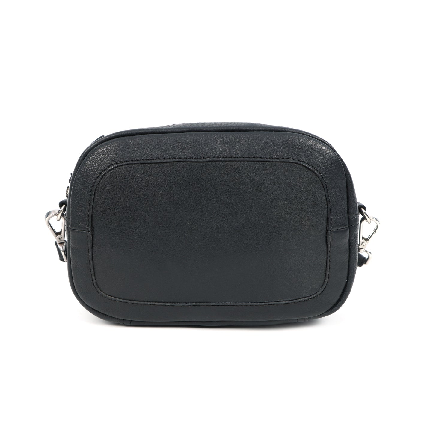 Black Leather Sling Bag – Premium Patterned Bag for Stylish Outings ART: BG-1642