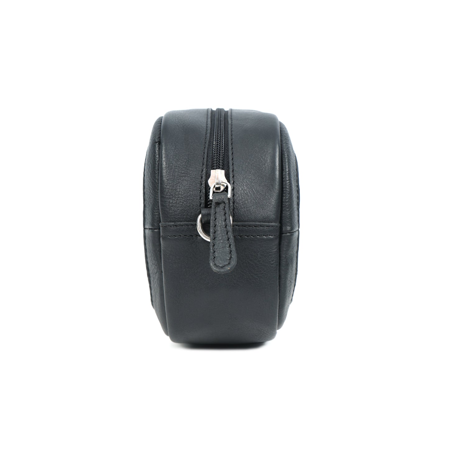 Black Leather Sling Bag – Premium Patterned Bag for Stylish Outings ART: BG-1642