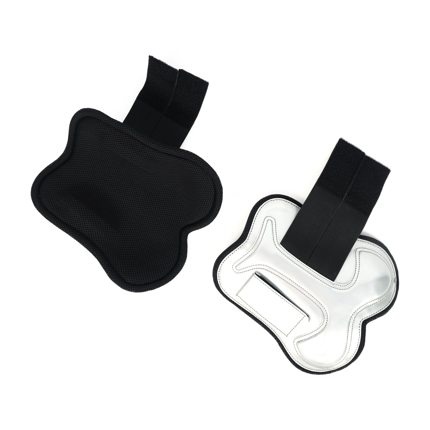 Silver Synthetic Brushing Boots – Everyday Protection for Horses. HB-1016