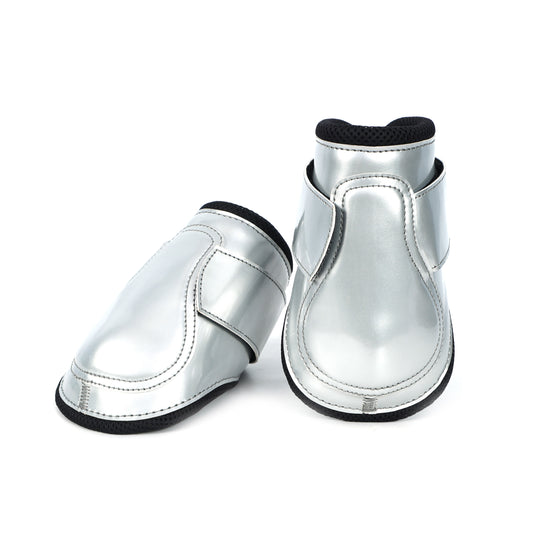 Silver Synthetic Horse Boots – Durable, Lightweight Leg Protection. HB-1015