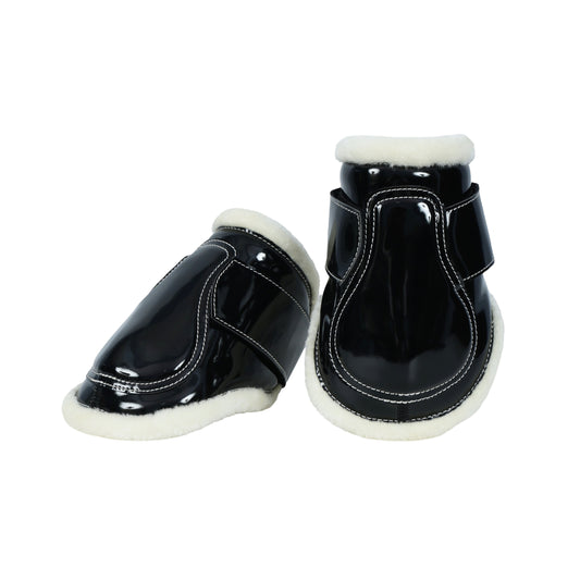 Genuine Synthetic Black Horse Boots – Comfortable & Secure Fit. HB-1018