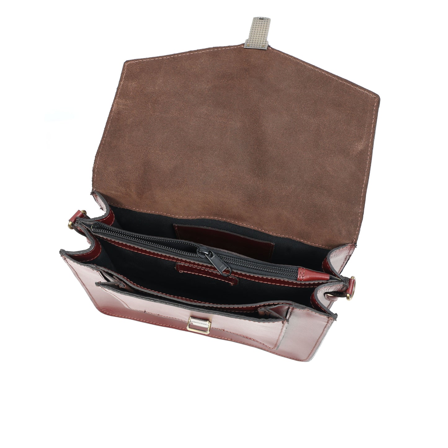 Brown Leather Sling Bag  Stylish Crossbody Bag for Men & Women.BG-1635