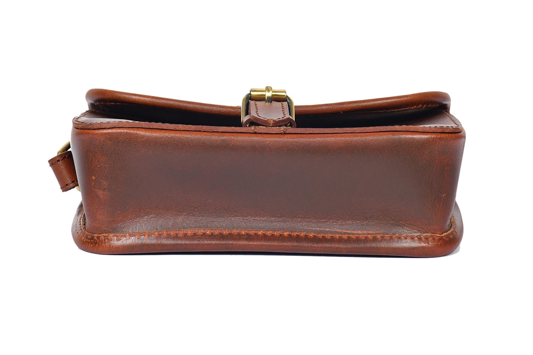  brown color pure leather with light brown color hair on leather sling bag for women and girls | Party wear . - INDIA
