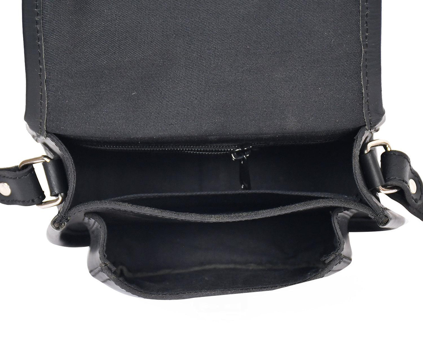  Black Premium Leather Bag | Trending Sling Bag - INDIA