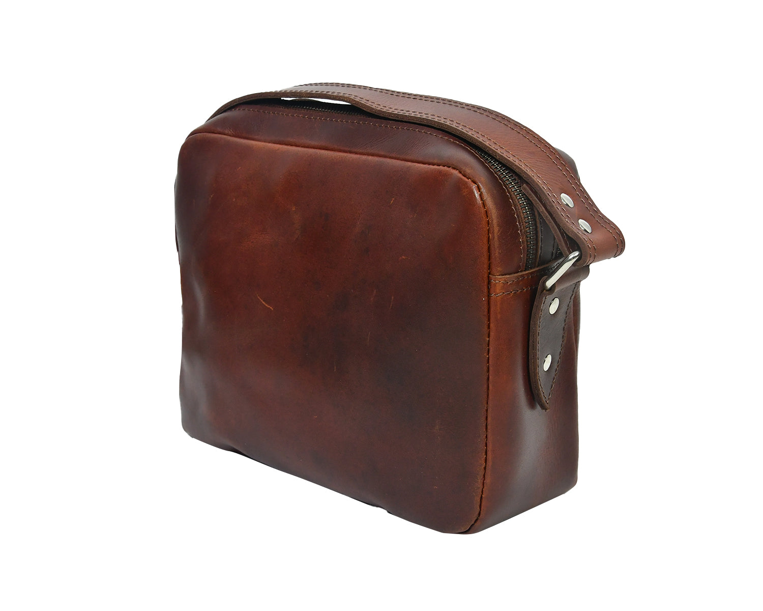  premium Elegant Brown Leather Cross Body - INDIA