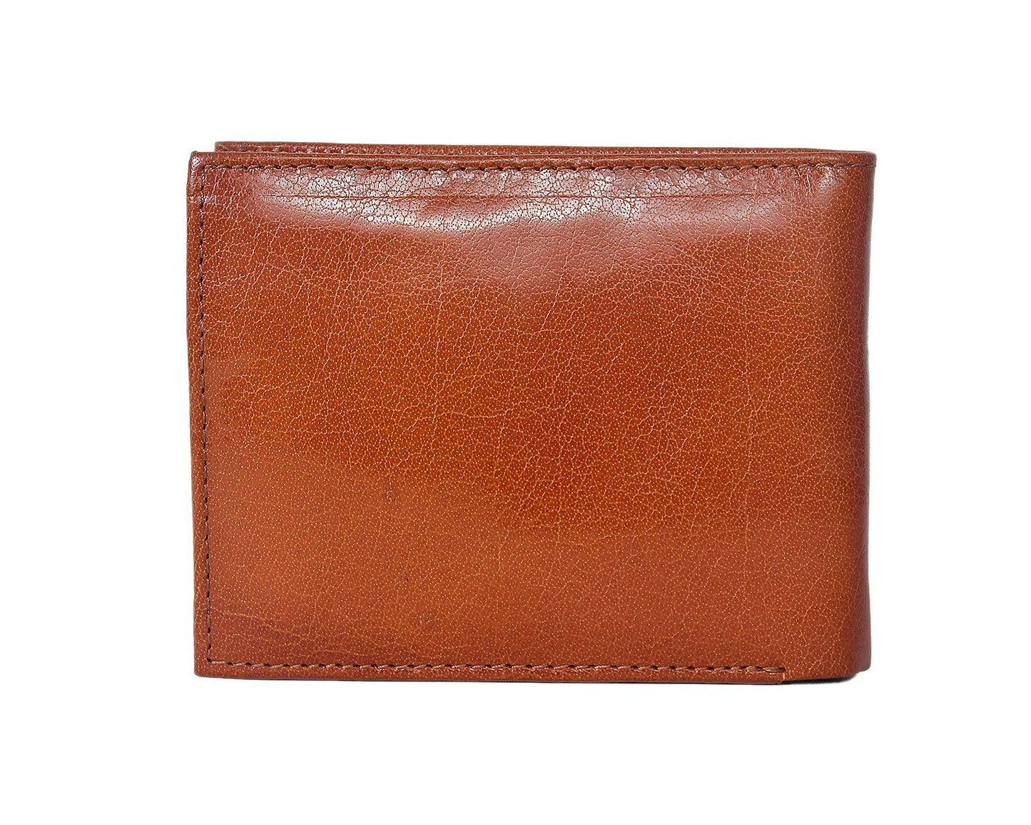  Brown Color Pure Leather Wallet For Men - INDIA